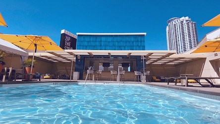Sahara Las Vegas Rooftop Pools | Summer 2021 - YouTube